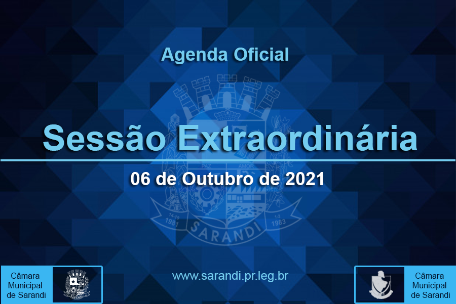 10ª Sessão Extraordinária 2021 - 06/10/2021