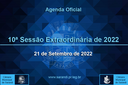 10ª Sessão Extraordinária 2022 - 21/09/2022