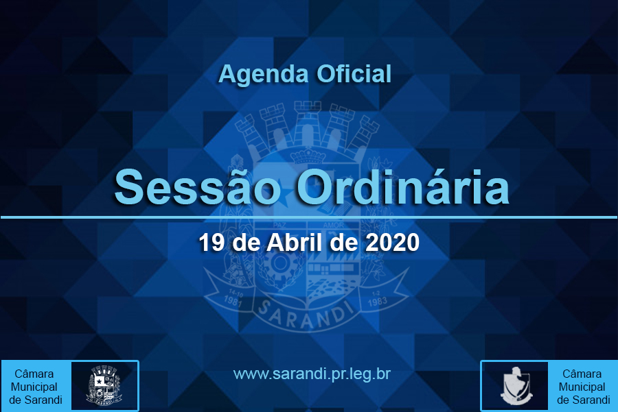 12ª Sessão Ordinária 2021 - 19/04/2021