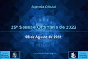25ª Sessão Ordinária 2022 - 08/08/2022
