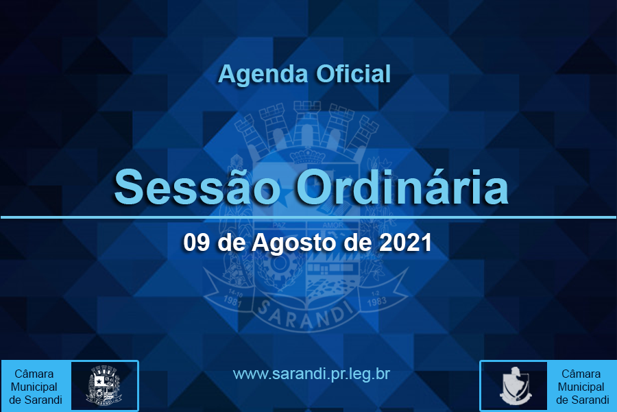 26ª Sessão Ordinária 2021 - 09/08/2021