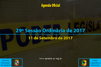 29ª Sessão Ordinária de 2017 - 11/09/2017