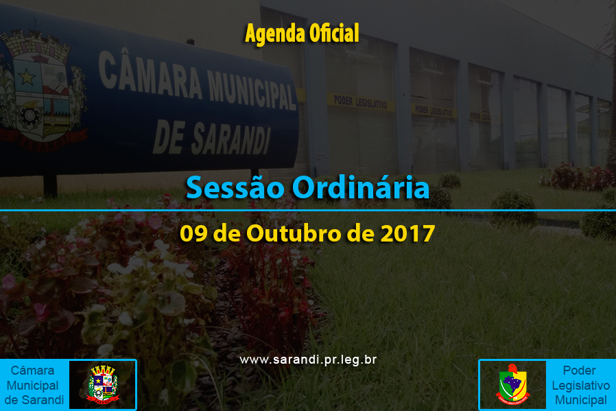 33ª Sessão Ordinária de 2017 - 09/10/2017