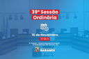 39ª Sessão Ordinária 2022 - 16/11/2022