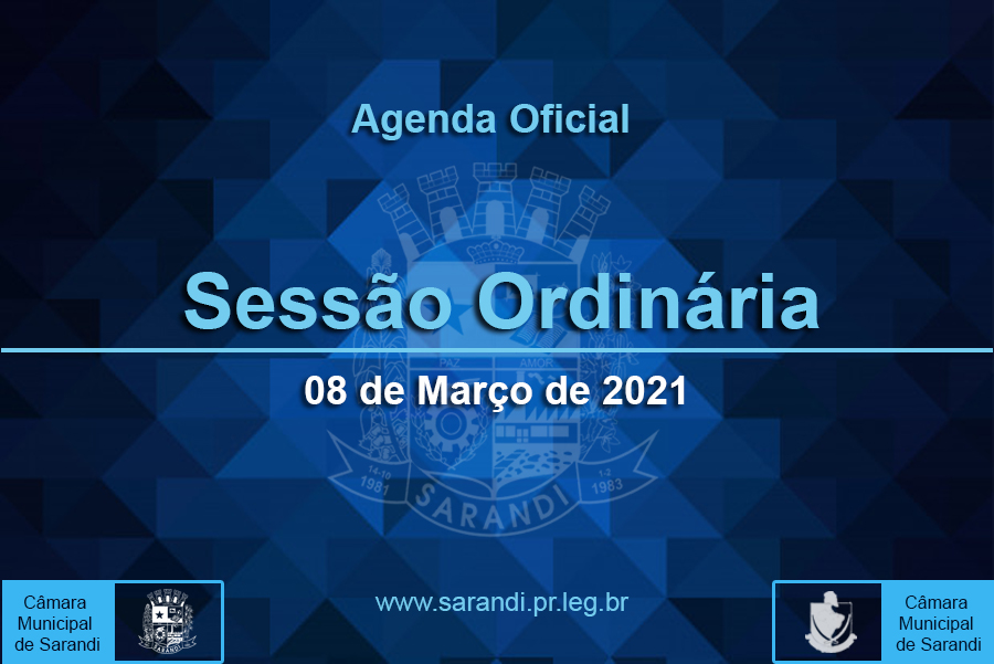 6ª Sessão Ordinária 2021 - 01/03/2021