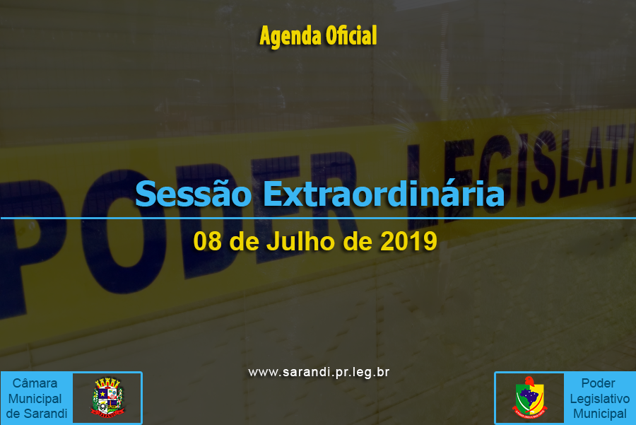 7ª Sessão Extraordinária 2019