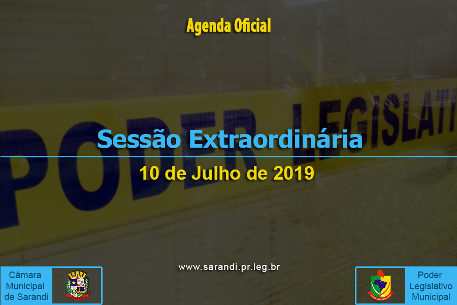 8ª Sessão Extraordinária 2019