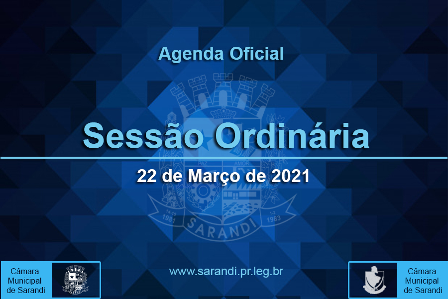 8ª Sessão Ordinária 2021 - 22/03/2021