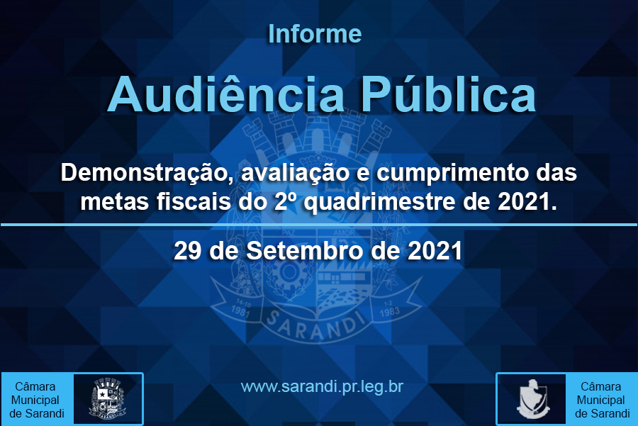 Audiência Pública - 29/09/2021
