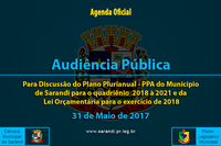 Audiência Pública de 31 de Maio de 2017