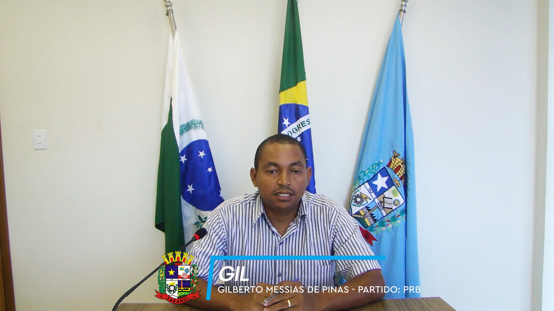 Quadro: Fala Vereador - Gilberto Messias de Pinas