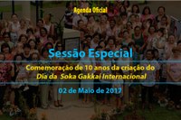 Sessão Especial - Dia da Soka Gakkai Internacional