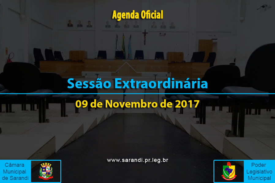 Sessão Extraordinária de 09/11/2017