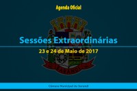 Sessões Extraordinárias de 23 e 24 de Maio de 2017