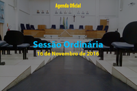 Sessão Ordinária de 16 de Novembro de 2016