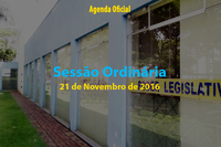 Sessão Ordinária de 21 de Novembro de 2016