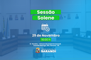 1ª Sessão Solene 2022 - 29/11/2022